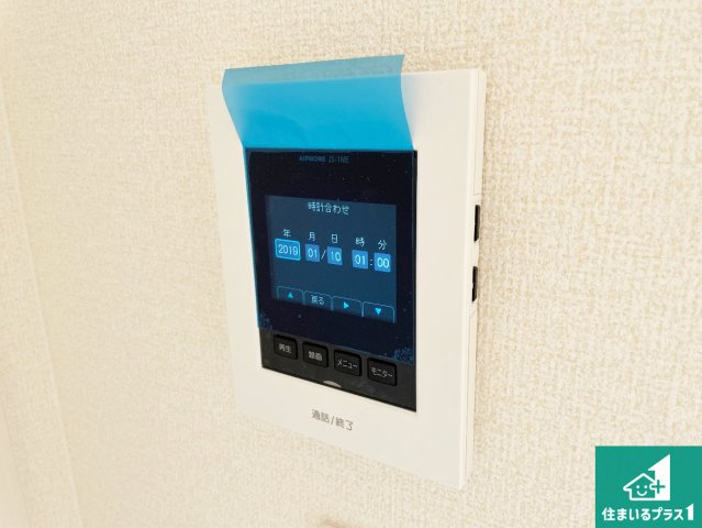 9日(土)・10日(日)現地ご案内可能！　長浜市平方町　第8期　新築一戸建ての防犯設備|カラーモニターインターホン！声だけでなく来訪者の姿や顔がモニターで確認できるので、小さなお子様がいらっしゃるご家庭でも安心できます！