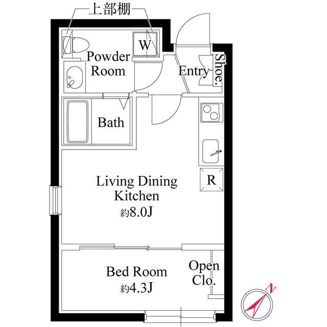 ＣＡＳＡ　ＰＩＡＺＺＡ　東池袋の間取り