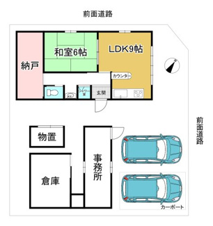 【間取り】 | 大津市大物670-2　中古戸建
