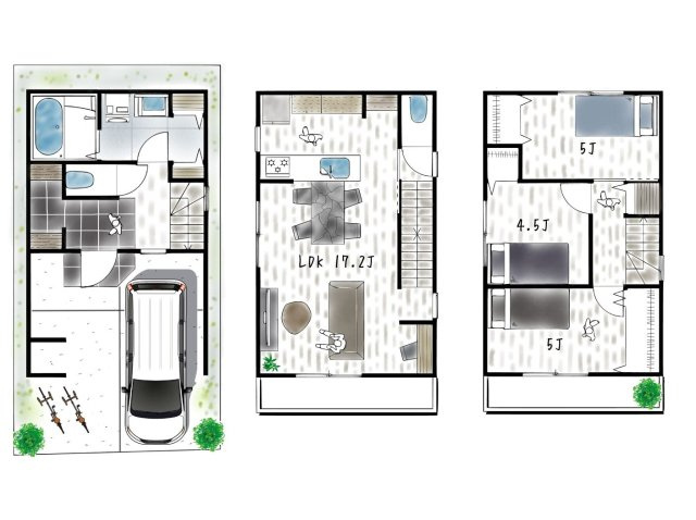 大阪市鶴見区横堤3丁目の参考プラン