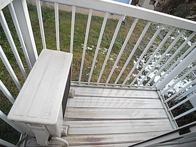 本郷ハイツのバルコニー