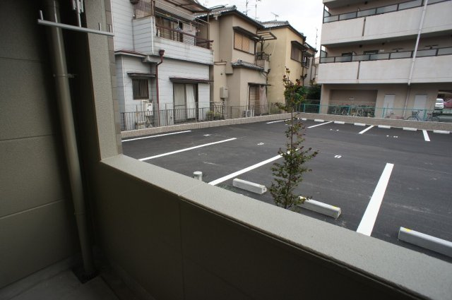 ファインパークのバルコニー