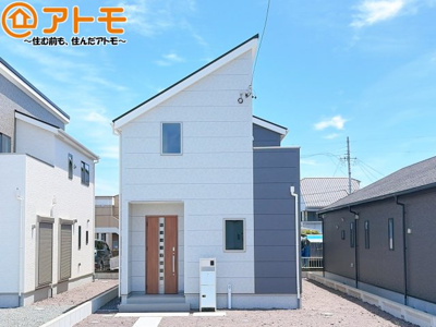 【外観】 | 焼津市下小田中町第1期　新築戸建　6号棟 | 飽きの来ないシンプルな外観は、長く住むためのポイントのひとつです♪