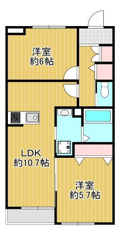 コンフォルトの間取り