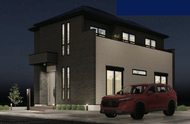 【外観パース】 | GRAFARE　桶川市下日出谷15期0　新築戸建　全1棟　1号棟 | 1号棟