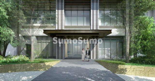 目黒第一マンションズのエントランス|建物の内部です