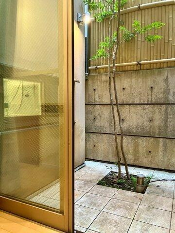 恵比寿戸建の庭