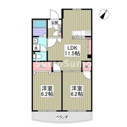 柿の木坂ヴォーンIIIＡ棟の外観|落ち着いた雰囲気の外観です