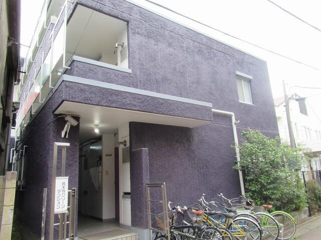 祐天寺グリーンマンションのエントランス