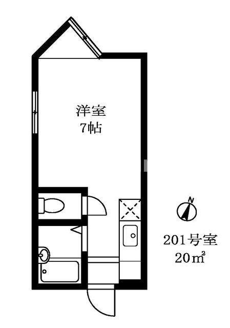 祐天寺グリーンマンションの間取り