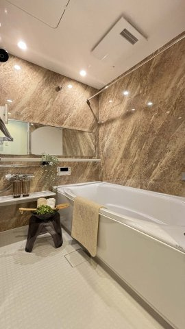 D’グラフォート世田谷芦花公園の浴室|ゆったり過ごせるお風呂です