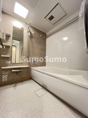 渋谷プロパティータワーの浴室|コンパクトで使いやすいお風呂です