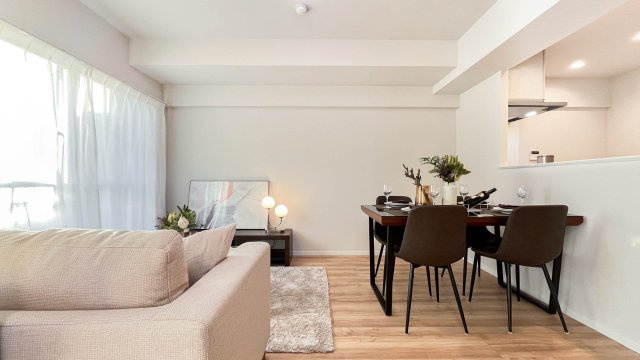 ライオンズマンションお花茶屋の居間・リビング|居間です