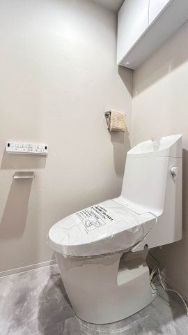 ライオンズマンションお花茶屋のトイレ|落ち着いたトイレです