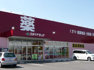 【周辺】 | ラフィーヌ上野田Ⅱ | ゴダイ薬局まで530ｍ