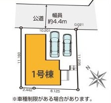 戸塚区戸塚町 新築戸建 4849万円の区画図