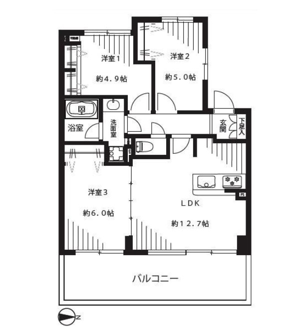 ★仲介手数料無料★NICE HILLS COURT三ッ沢片倉（新規リノベーション済み）