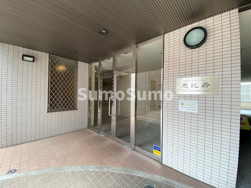 藤和シティホームズ恵比寿のエントランス|落ち着いたエントランスです