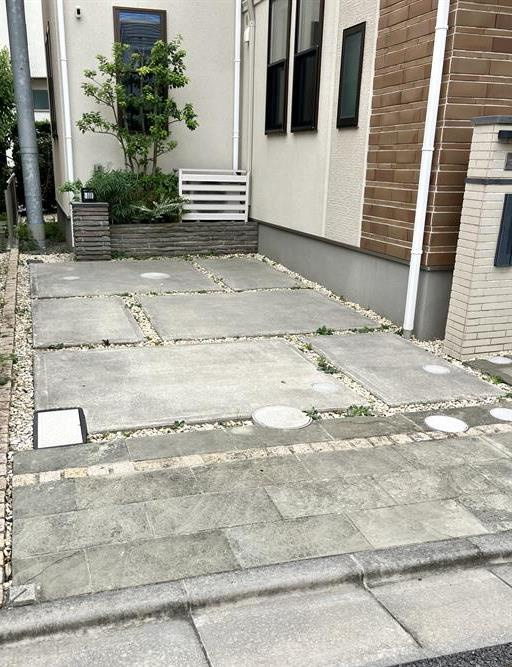下石神井戸建の駐車場