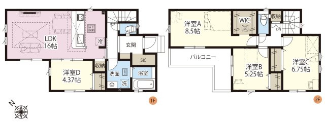 【間取り】 | GRAFARE 久喜市三箇5期　新築戸建　全　棟　号棟