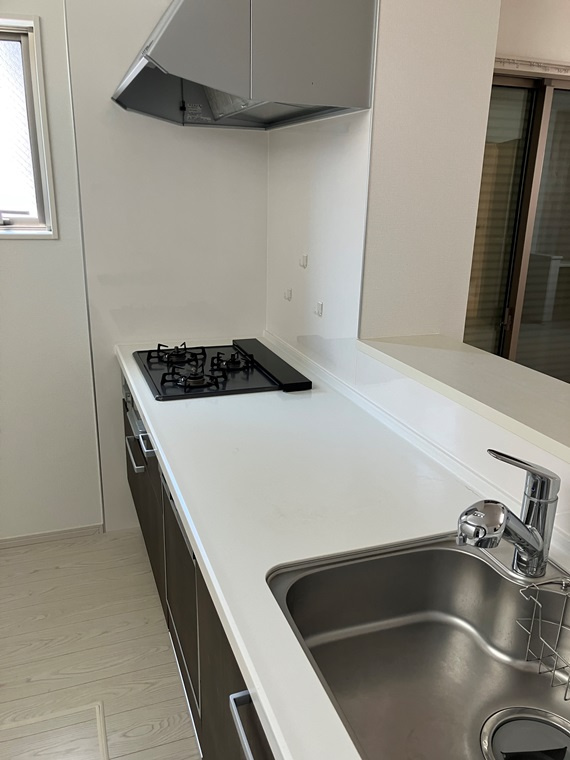 長津田戸建のキッチン