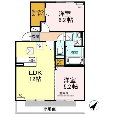 グランディール ウベ B棟