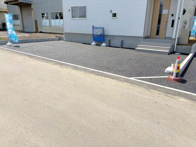 石岡市鹿の子第1　新築戸建て　2号棟の駐車場|カースペースは2台お停めいただけます♪