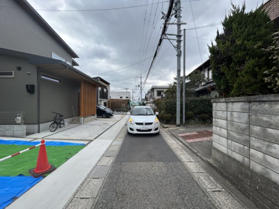 【前面道路含む現地写真】 | バードタウン坂本７丁目Ⅱ期１号棟