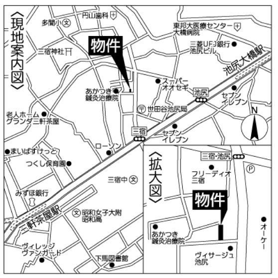 ＬＵＯＲＥ三宿の地図