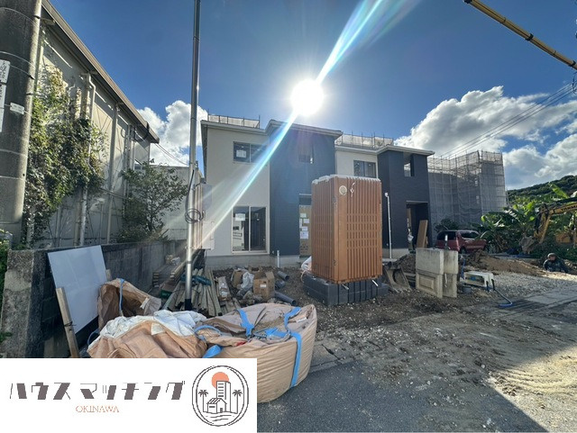 リーブルガーデン与那原町与那原 第４・１号棟の区画図|接道状況：北側4.0ｍ公道