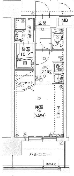 La Fase Granvia HAKATAの間取り