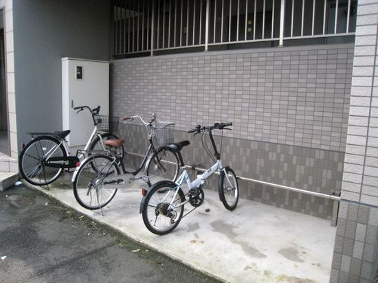 ドウェル当知のその他共用部分|駐輪場です