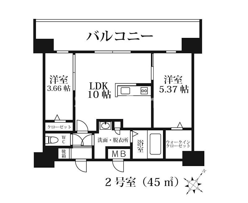 MODERN PALAZZO天神AXIAの間取り