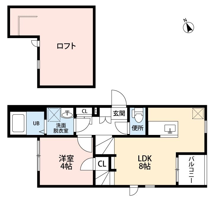 CB筑紫通ヴィラの間取り