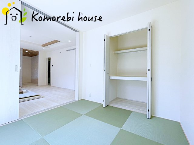 さいたま市北区別所町　2期　新築一戸建て　ブルーミングガーデン　01の和室|和室があると落ち着いた雰囲気になりますね
