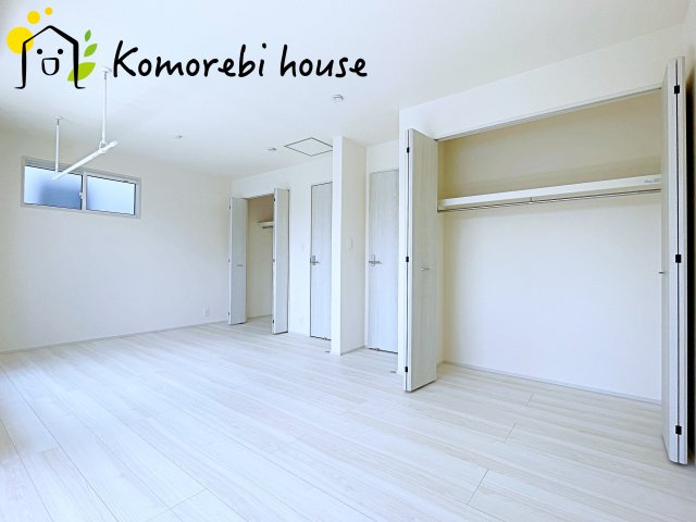 さいたま市北区別所町　2期　新築一戸建て　ブルーミングガーデン　01の寝室|寝室です