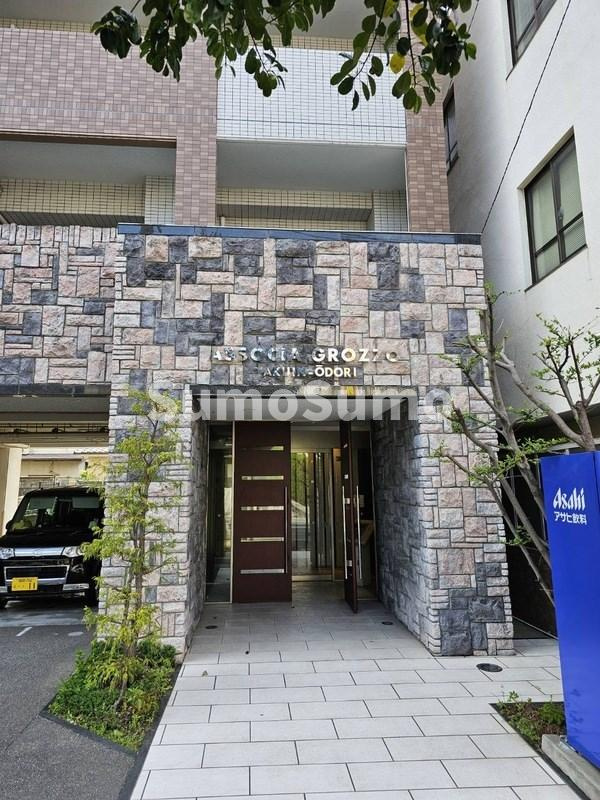 アソシアグロッツォ薬院大通りのエントランス