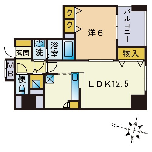 S-FORT警固タワーの間取り