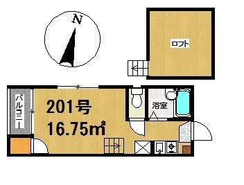 アイブルー・天神南の間取り