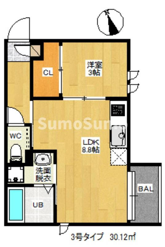 REGALEST CLASS南福岡の間取り
