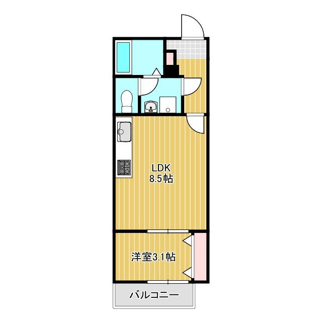 アリエッタ滝西の間取り