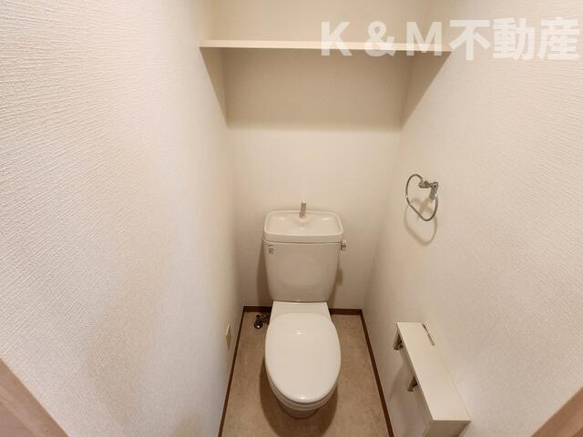 クレストガーデン柏壱番館のトイレ|シンプルで使いやすいトイレです