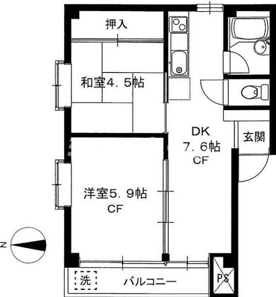 マーガレットハウスの間取り