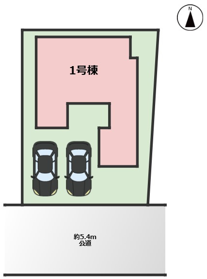 港区津金｜名古屋市の戸建ならホームアップの区画図