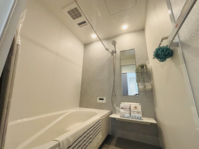 港区津金｜名古屋市の戸建ならホームアップの浴室|浴室乾燥機付きで雨の日のお洗濯もラクラク♪