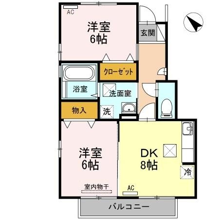 グランモアキワラ B棟