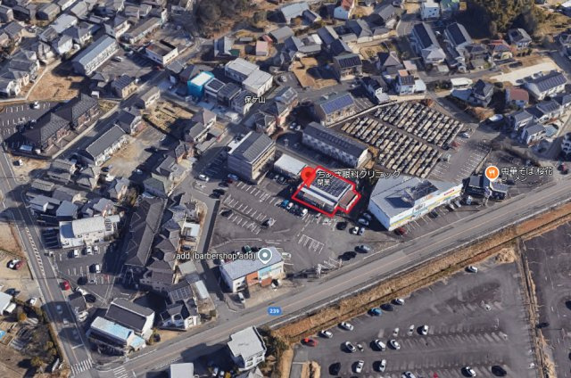 西岡町保ヶ山貸店舗の地図