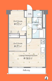 【間取り】 | テラスハウスヴィップ目白