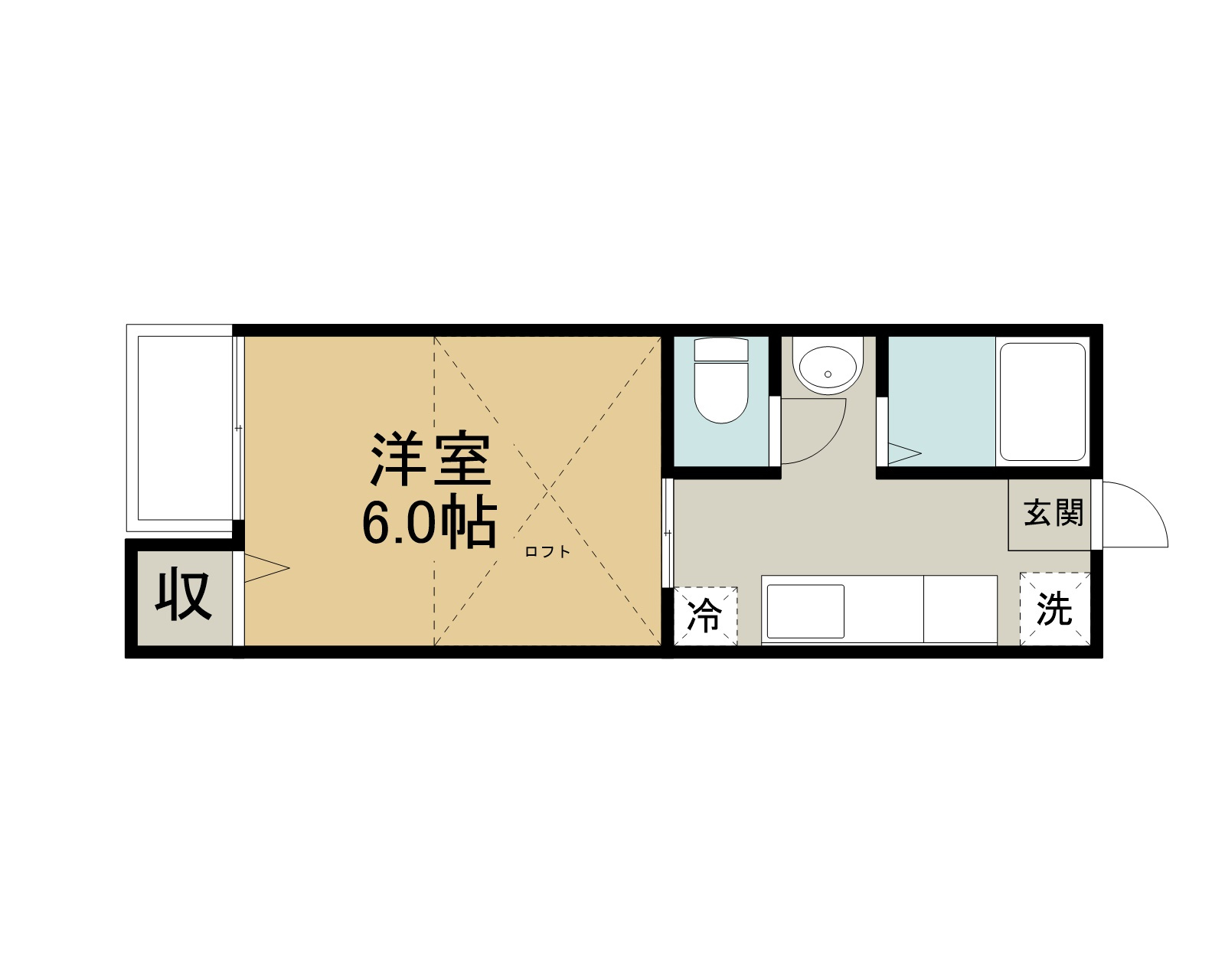 カーム51の間取り