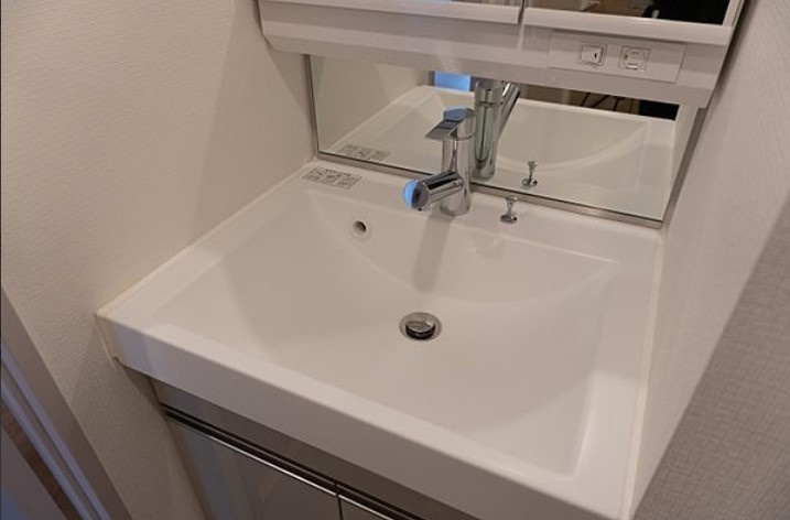 スカイコートプライム亀戸の独立洗面台